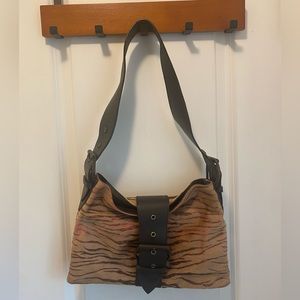 Donald J Pliner Calf Hair Shoulder Bag